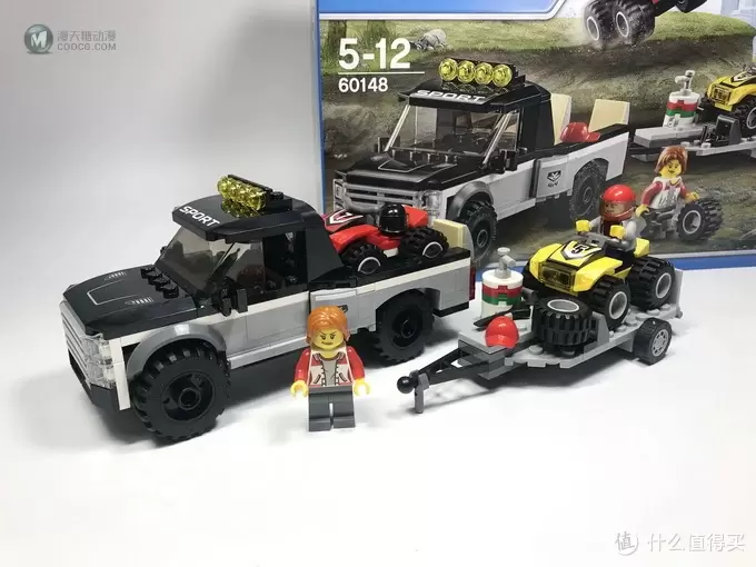 LEGO 乐高 拼拼乐 篇210:城市系列之 60148 全地形车赛车队 LEGO 乐高 拼拼乐 篇210:城市系列之 60148 全地形车赛车队