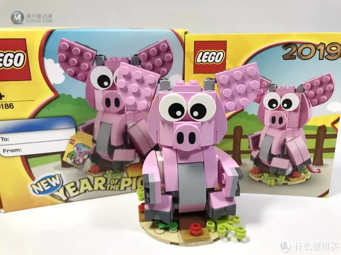 LEGO 乐高 拼拼乐 篇208: 可爱的粉红猪 40186 乐高猪年春节礼 LEGO 乐高 拼拼乐 篇208: 可爱的粉红猪 40186 乐高猪年春节礼
