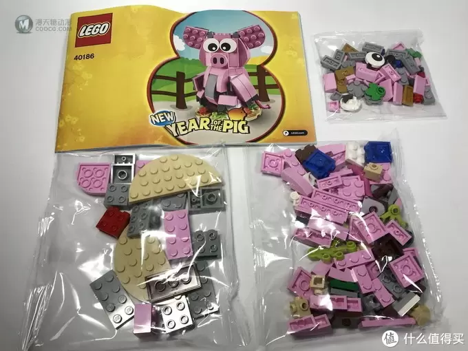 LEGO 乐高 拼拼乐 篇208: 可爱的粉红猪 40186 乐高猪年春节礼 LEGO 乐高 拼拼乐 篇208: 可爱的粉红猪 40186 乐高猪年春节礼