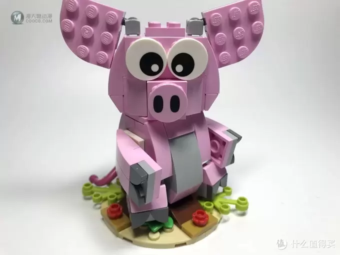 LEGO 乐高 拼拼乐 篇208: 可爱的粉红猪 40186 乐高猪年春节礼 LEGO 乐高 拼拼乐 篇208: 可爱的粉红猪 40186 乐高猪年春节礼