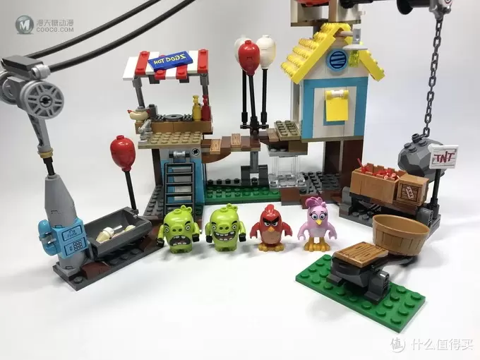 LEGO拼拼乐 篇二百九十三:乐高 Angry Birds 愤怒的小鸟系列 75824 捣毁猪猪城堡 LEGO拼拼乐 篇二百九十三:乐高 Angry Birds 愤怒的小鸟系列 75824 捣毁猪猪城堡