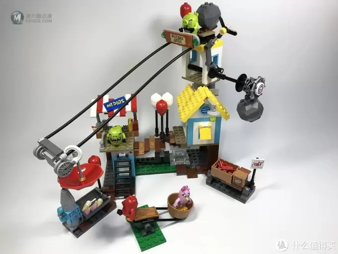 LEGO拼拼乐 篇二百九十三:乐高 Angry Birds 愤怒的小鸟系列 75824 捣毁猪猪城堡 LEGO拼拼乐 篇二百九十三:乐高 Angry Birds 愤怒的小鸟系列 75824 捣毁猪猪城堡