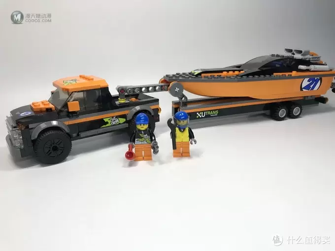 LEGO拼拼乐 篇二百八十九:LEGO 乐高 60085 城市系列 4X4赛艇运输车 LEGO拼拼乐 篇二百八十九:LEGO 乐高 60085 城市系列 4X4赛艇运输车