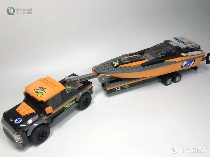 LEGO拼拼乐 篇二百八十九:LEGO 乐高 60085 城市系列 4X4赛艇运输车 LEGO拼拼乐 篇二百八十九:LEGO 乐高 60085 城市系列 4X4赛艇运输车