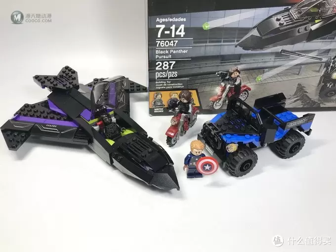 LEGO 乐高 拼拼乐 篇214:超级英雄系列之 76047 黑豹追击战 LEGO 乐高 拼拼乐 篇214:超级英雄系列之 76047 黑豹追击战