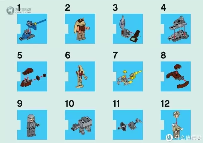 LEGO砖家测评-乐高9509星战系列圣诞倒数日历 LEGO砖家测评-乐高9509星战系列圣诞倒数日历