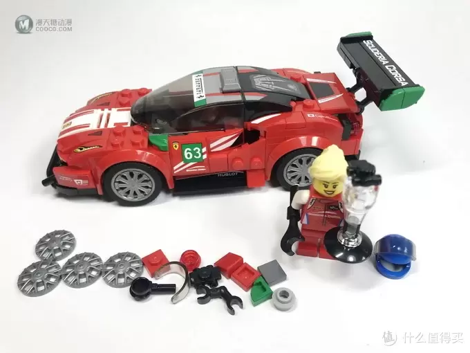 百元名车:LEGO 乐高 赛车系列 75886 法拉利488GT3 Scuderia Corsa车队 百元名车:LEGO 乐高 赛车系列 75886 法拉利488GT3 Scuderia Corsa车队