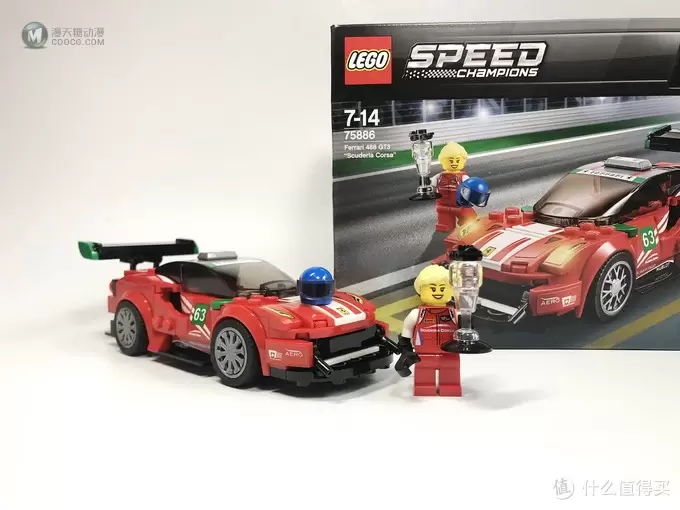 百元名车:LEGO 乐高 赛车系列 75886 法拉利488GT3 Scuderia Corsa车队 百元名车:LEGO 乐高 赛车系列 75886 法拉利488GT3 Scuderia Corsa车队
