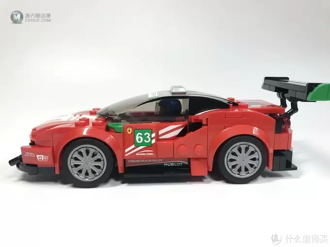 百元名车:LEGO 乐高 赛车系列 75886 法拉利488GT3 Scuderia Corsa车队 百元名车:LEGO 乐高 赛车系列 75886 法拉利488GT3 Scuderia Corsa车队