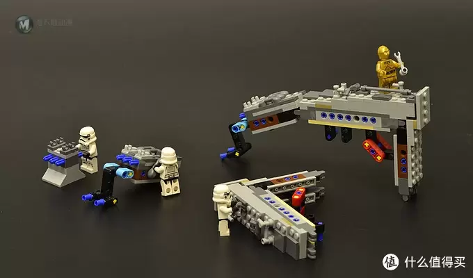 LEGO 乐高 75192 千年隼晒单附带支架展示 LEGO 乐高 75192 千年隼晒单附带支架展示