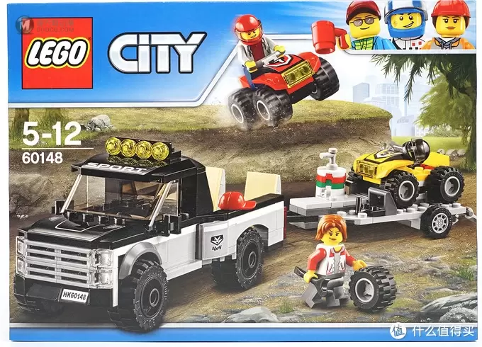 物超所值:LEGO乐高 60148 城市组 City 全地形车赛车队详细评测 物超所值:LEGO乐高 60148 城市组 City 全地形车赛车队详细评测