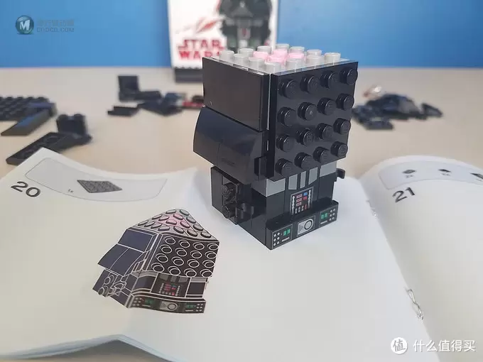何以解忧,有我乐高 篇八:LEGO 乐高 BrickHeadz方头仔 41619 黑武士达斯·维德 尝鲜 何以解忧,有我乐高 篇八:LEGO 乐高 BrickHeadz方头仔 41619 黑武士达斯·维德 尝鲜