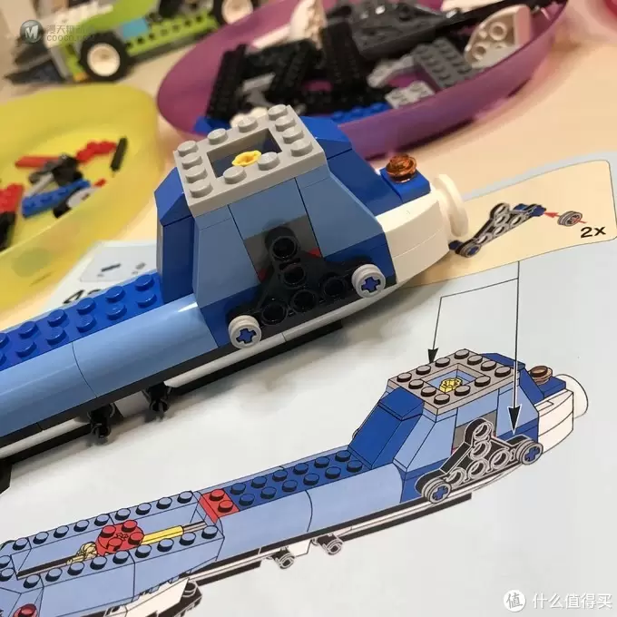 乐高这个大坑 篇四十六:#全民分享季#Lego Creation 31049 双螺旋翼直升机 乐高这个大坑 篇四十六:#全民分享季#Lego Creation 31049 双螺旋翼直升机