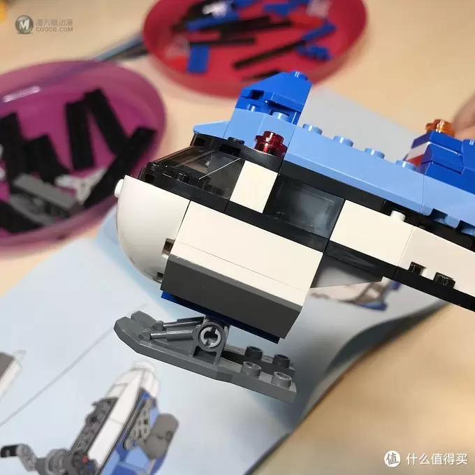 乐高这个大坑 篇四十六:#全民分享季#Lego Creation 31049 双螺旋翼直升机 乐高这个大坑 篇四十六:#全民分享季#Lego Creation 31049 双螺旋翼直升机