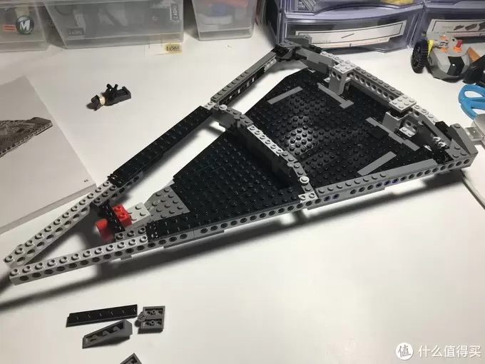 #本站首晒#我也有大宝剑了—LEGO 乐高 75190 第一秩序 歼星舰 #本站首晒#我也有大宝剑了—LEGO 乐高 75190 第一秩序 歼星舰