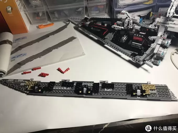 #本站首晒#我也有大宝剑了—LEGO 乐高 75190 第一秩序 歼星舰 #本站首晒#我也有大宝剑了—LEGO 乐高 75190 第一秩序 歼星舰