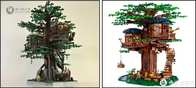 33款乐高Ideas官方量产套装与原版之间的对比 33款乐高Ideas官方量产套装与原版之间的对比