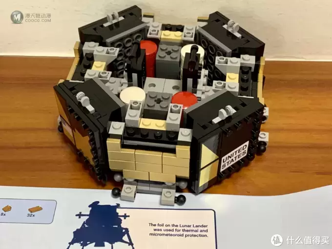 LEGO 乐高 篇一:LEGO/乐高 NASA 阿波罗11号月球着陆器:这是我个人的一小步, LEGO 乐高 篇一:LEGO/乐高 NASA 阿波罗11号月球着陆器:这是我个人的一小步,