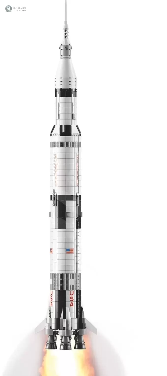 乐高正式推出IDEAS系列复刻产品92176阿波罗土星五号火箭 乐高正式推出IDEAS系列复刻产品92176阿波罗土星五号火箭