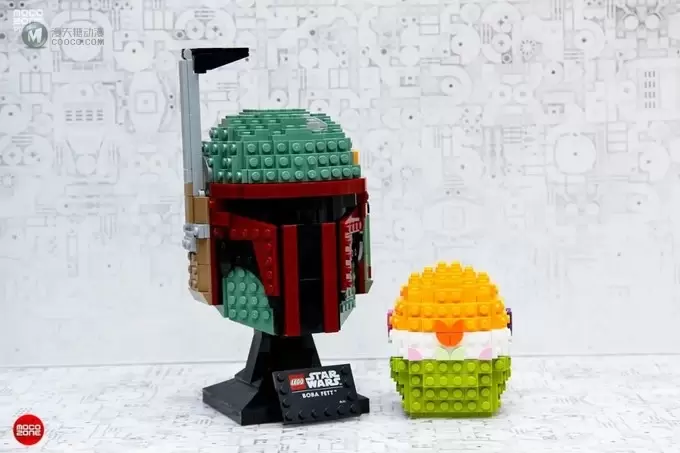 乐高星球大战系列新品75277波巴菲特头盔雕塑评测 乐高星球大战系列新品75277波巴菲特头盔雕塑评测