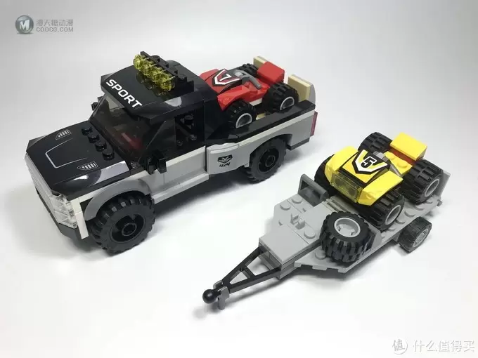 LEGO 乐高 拼拼乐 篇210:城市系列之 60148 全地形车赛车队 LEGO 乐高 拼拼乐 篇210:城市系列之 60148 全地形车赛车队