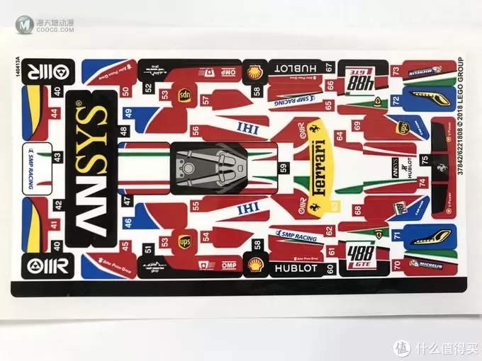LEGO 乐高 拼拼乐 篇209:超级赛车 75889 之 法拉利 Ferrari 488 GTE LEGO 乐高 拼拼乐 篇209:超级赛车 75889 之 法拉利 Ferrari 488 GTE