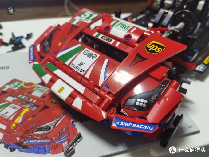 积木们 篇二十二:牛年马犇犇~乐高42125,Ferrari 488 GTE 积木们 篇二十二:牛年马犇犇~乐高42125,Ferrari 488 GTE