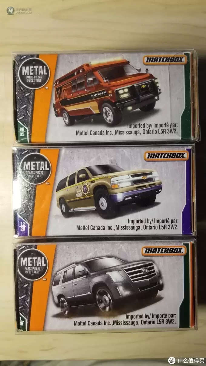 MATCHBOX 彩盒版 雪佛兰VAN、萨博班、凯雷德开盒及简介 MATCHBOX 彩盒版 雪佛兰VAN、萨博班、凯雷德开盒及简介