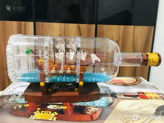 入手的第一套乐高ideas系列积木—LEGO 21313瓶中船开箱晒物 入手的第一套乐高ideas系列积木—LEGO 21313瓶中船开箱晒物