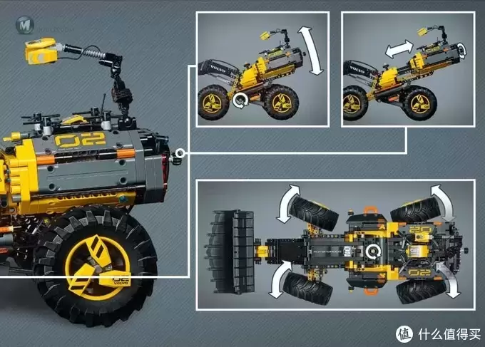 LEGO 乐高 拼拼乐 篇176:未来与现代的结合:42081 沃尔沃 ZEUX 概念式装载机 LEGO 乐高 拼拼乐 篇176:未来与现代的结合:42081 沃尔沃 ZEUX 概念式装载机
