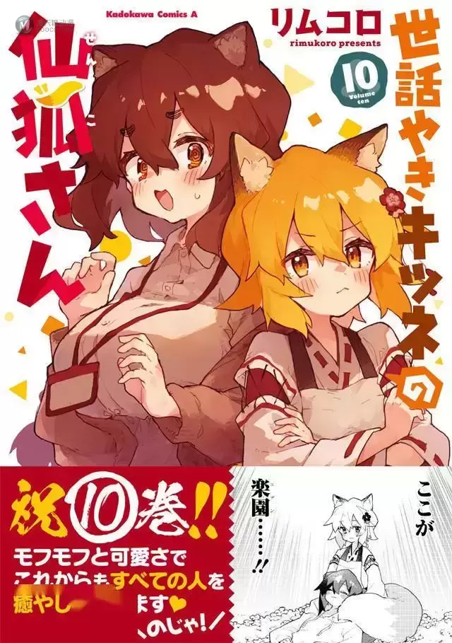 漫画「贤惠幼妻仙狐小姐」第10卷封面公开 漫画「贤惠幼妻仙狐小姐」第10卷封面公开