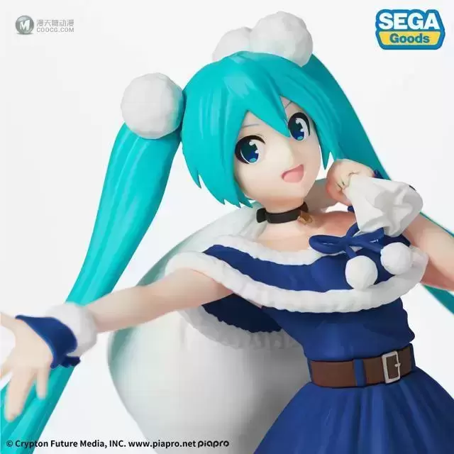 「初音未来」蓝色圣诞服装手办公开 「初音未来」蓝色圣诞服装手办公开