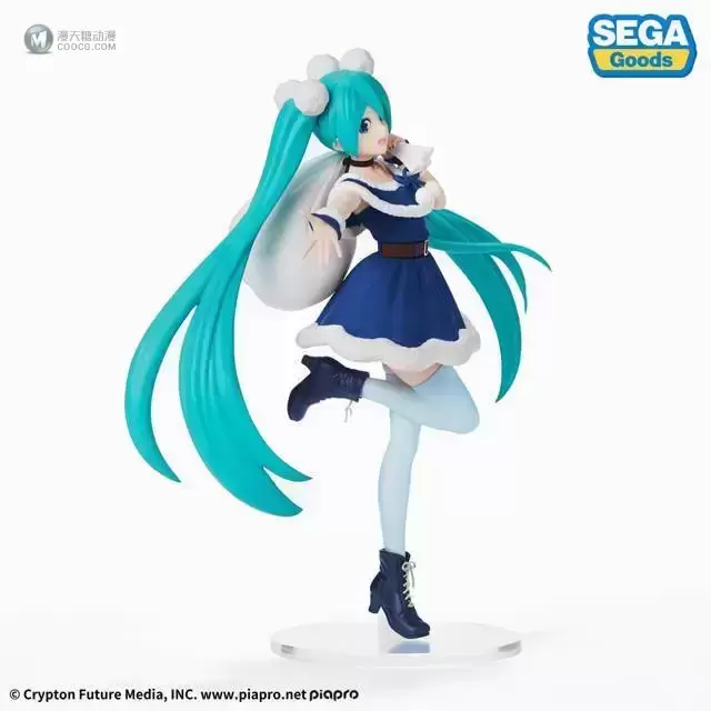 「初音未来」蓝色圣诞服装手办公开 「初音未来」蓝色圣诞服装手办公开