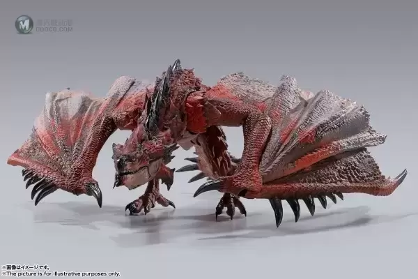 S.H.MonsterArts 怪物猎人 雄火龙 S.H.MonsterArts 怪物猎人 雄火龙