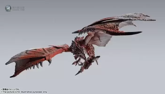 S.H.MonsterArts 怪物猎人 雄火龙 S.H.MonsterArts 怪物猎人 雄火龙