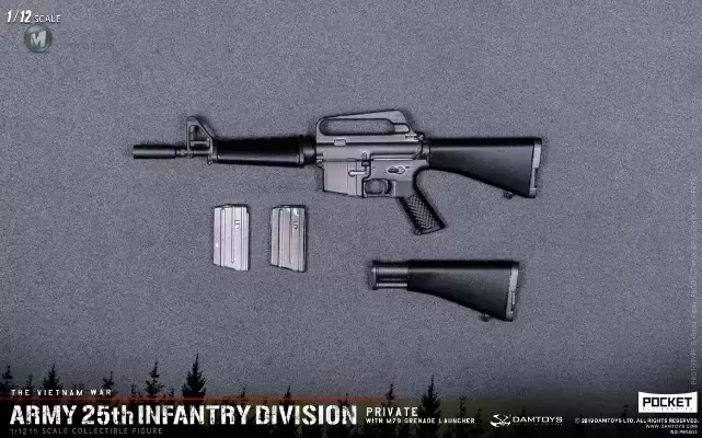 PES011 1/12 口袋精英系列 美国陆军25步兵师 新兵 M79 榴弹手 PES011 1/12 口袋精英系列 美国陆军25步兵师 新兵 M79 榴弹手