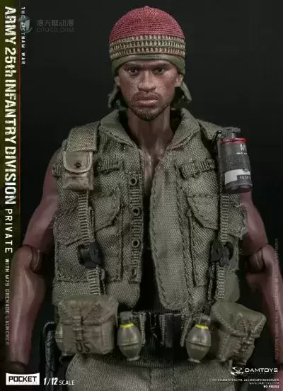 PES011 1/12 口袋精英系列 美国陆军25步兵师 新兵 M79 榴弹手 PES011 1/12 口袋精英系列 美国陆军25步兵师 新兵 M79 榴弹手
