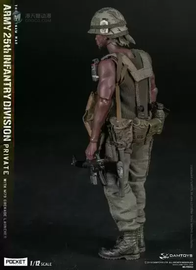 PES011 1/12 口袋精英系列 美国陆军25步兵师 新兵 M79 榴弹手 PES011 1/12 口袋精英系列 美国陆军25步兵师 新兵 M79 榴弹手