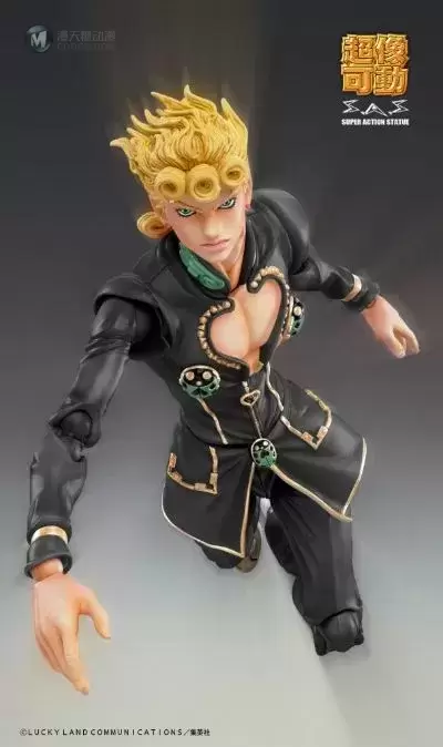 超像可动 JOJO的奇妙冒险 黄金之风 乔鲁诺・乔巴拿 Ver.黑色 超像可动 JOJO的奇妙冒险 黄金之风 乔鲁诺・乔巴拿 Ver.黑色