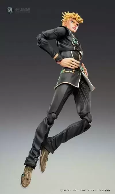超像可动 JOJO的奇妙冒险 黄金之风 乔鲁诺・乔巴拿 Ver.黑色 超像可动 JOJO的奇妙冒险 黄金之风 乔鲁诺・乔巴拿 Ver.黑色