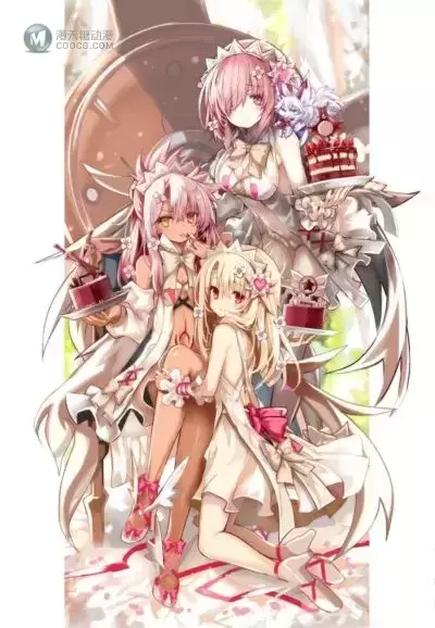 Fate/Grand Order 芙芙&伊莉雅&克洛伊&马修 巧克力天使ver. Fate/Grand Order 芙芙&伊莉雅&克洛伊&马修 巧克力天使ver.