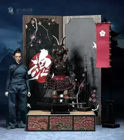 W002 女将系列 第二弹 蝴蝶盔女武士 B款黑甲豪华版 W002 女将系列 第二弹 蝴蝶盔女武士 B款黑甲豪华版