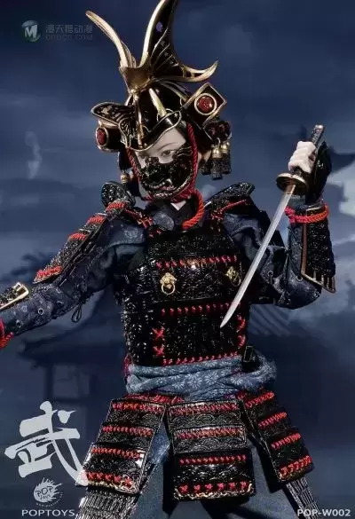 W002 女将系列 第二弹 蝴蝶盔女武士 A款黑甲普通版 W002 女将系列 第二弹 蝴蝶盔女武士 A款黑甲普通版