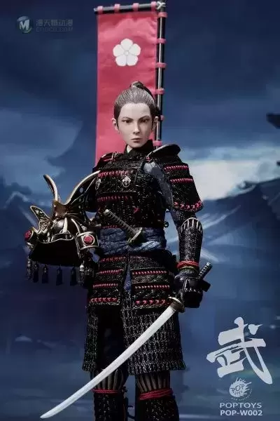 W002 女将系列 第二弹 蝴蝶盔女武士 A款黑甲普通版 W002 女将系列 第二弹 蝴蝶盔女武士 A款黑甲普通版