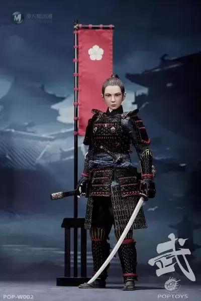 W002 女将系列 第二弹 蝴蝶盔女武士 A款黑甲普通版 W002 女将系列 第二弹 蝴蝶盔女武士 A款黑甲普通版
