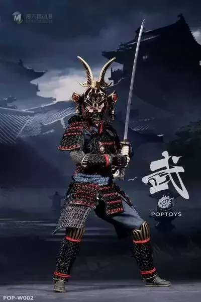 W002 女将系列 第二弹 蝴蝶盔女武士 A款黑甲普通版 W002 女将系列 第二弹 蝴蝶盔女武士 A款黑甲普通版