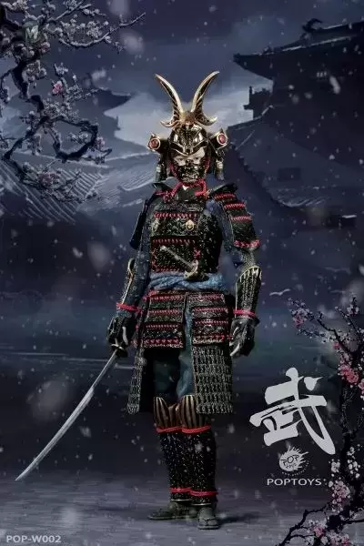 W002 女将系列 第二弹 蝴蝶盔女武士 A款黑甲普通版 W002 女将系列 第二弹 蝴蝶盔女武士 A款黑甲普通版