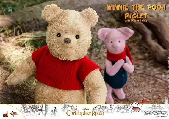 电影杰作 克里斯托夫罗宾 小熊维尼&小猪 套装 电影杰作 克里斯托夫罗宾 小熊维尼&小猪 套装