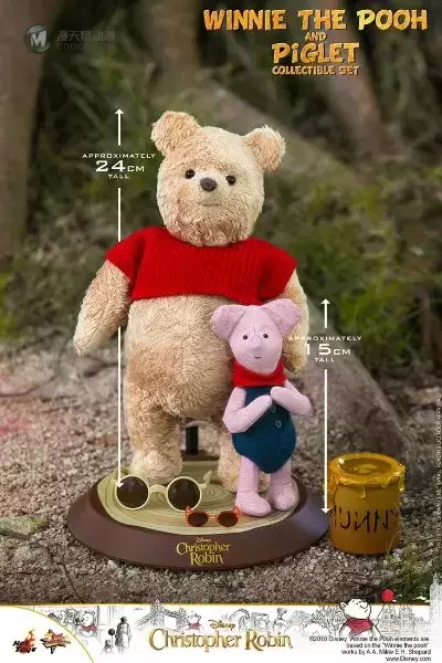 电影杰作 克里斯托夫罗宾 小熊维尼&小猪 套装 电影杰作 克里斯托夫罗宾 小熊维尼&小猪 套装