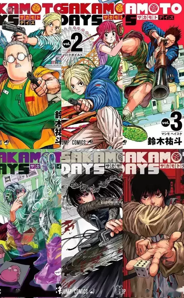 漫画「SAKAMOTO DAYS」第六卷封面公开 漫画「SAKAMOTO DAYS」第六卷封面公开
